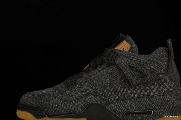 Black Levis  - Air 4 NRG AO2571-001 Jordan Retro Levis Denim 0825